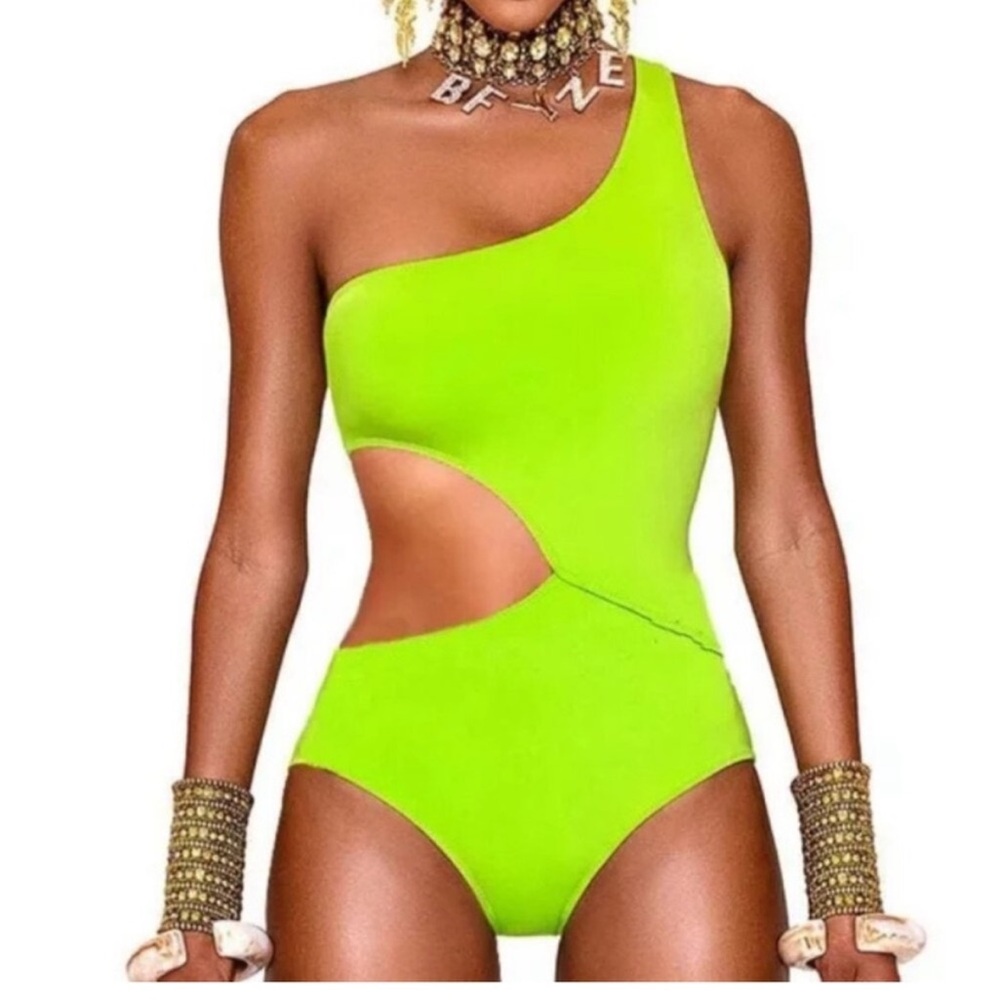 NEW BFyne neon cutout swimsuit